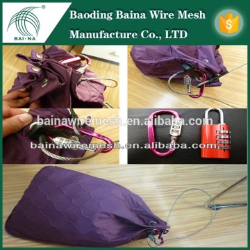 mesh bag/anti theft mesh bag/waterproof mesh bag