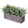 Faux Eucalyptus Plants σε ορθογώνιο ξύλο Planter Box