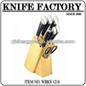 colorful block kitchen knife set