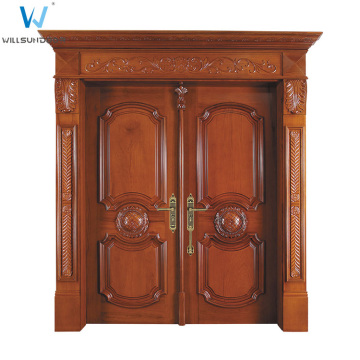 Luxury Double Entry Doors Wood Entry Door Enterior Door