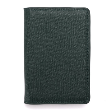 Free sample leather Credit coin pocket card holder