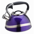 Durable stainless steel stovetop whistling tea kettle