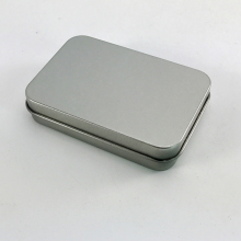Custom Small Metal Rectangular Gift Tin Bluetooth Headset Tin Box