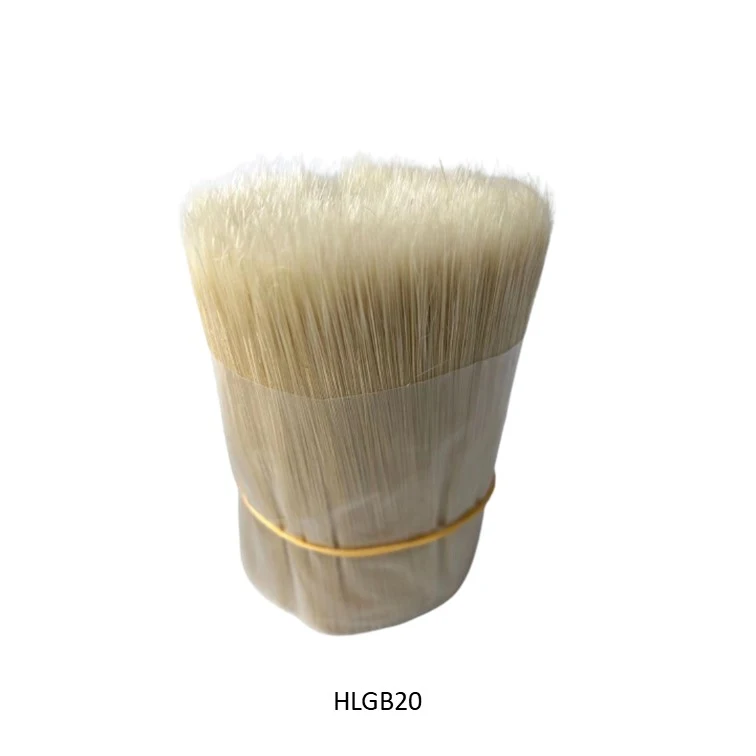 White Bristle Imitated Highly Absorbtion Paint Brushes Filament