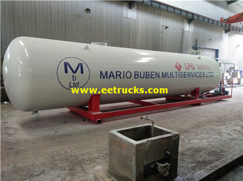 10000 Gallon 20ton Simu ya Skid LPG vituo