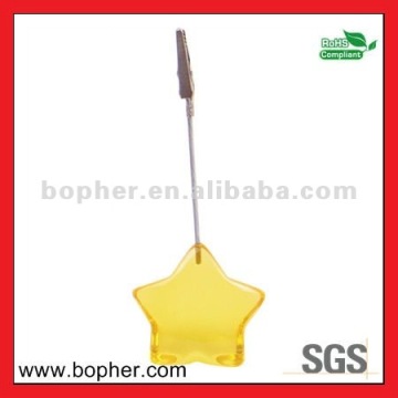 mini novelty metal memo holder stand