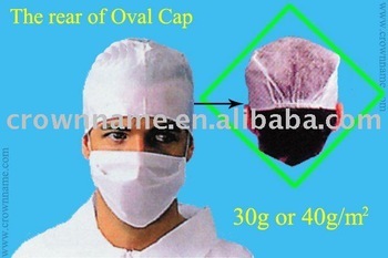 Surgical oval cap