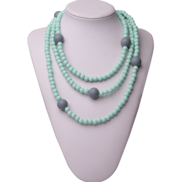 Chewable Silicone baby teething necklace