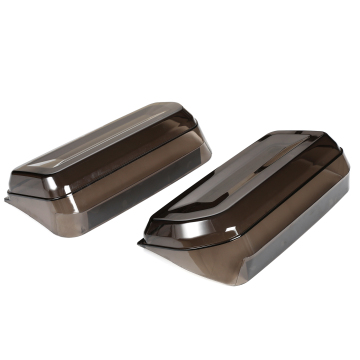 VISHN Pair Taillight Cover for Ford 2021-2023 Bronco LED Tail Light Smoke Trim