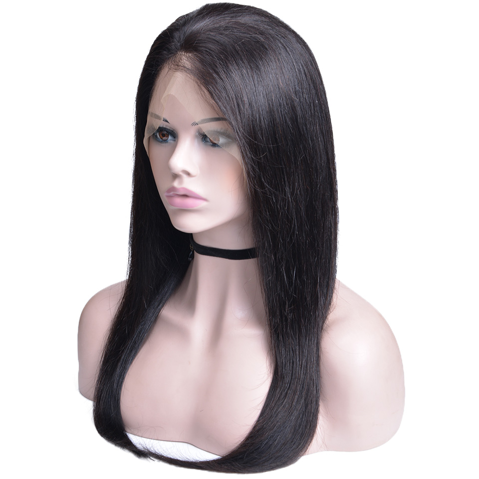 The Original Quality Products Brazilian Virgin Human Hair Lace Front Wigs Straight Human Lace Wig