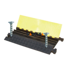 PU Plastic Fixable 3 Channels Cable Protection Cover