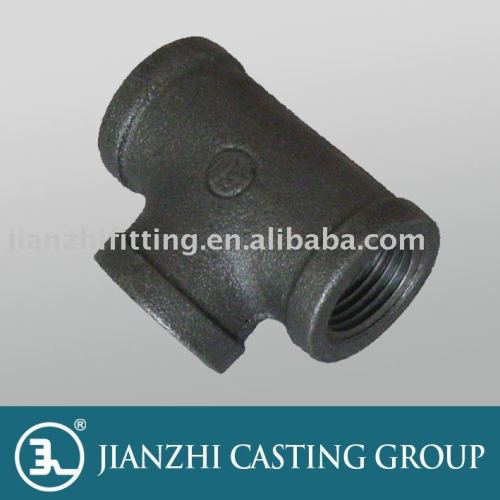 malleable iron pipe fittings--BLACK TEE