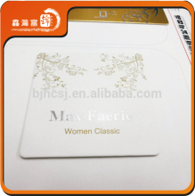 Fancy Die Cut Silver Foil Business Card Printing