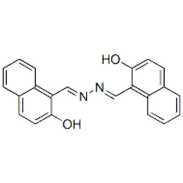 1-Naftalencarboxaldehído, 2-hidroxi, 2 - [(2-hidroxi-1-naftalenil) metileno] hidrazona CAS 2387-03-3