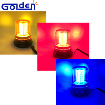 120 LED DC12V Amber Blue Red Car Auto Emergency Hazard Police firemen Warning Strobe Light Rotating Beacons with Magnetic Base