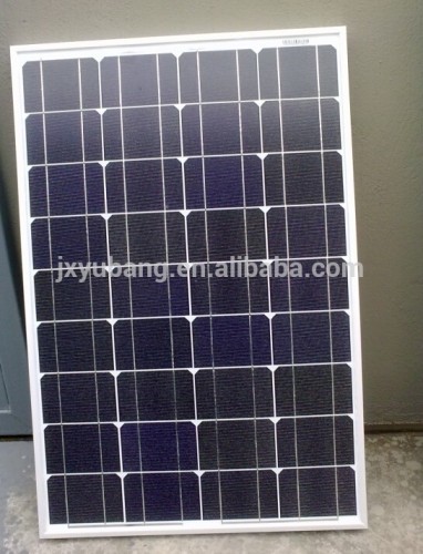 High Efficiency YB125M36-60W 60 Watt 12V mono panel solar paneles solares