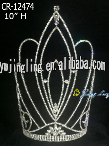 10 Inch Big Crown Fashion Tiara For Girl