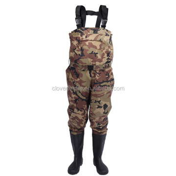 Waterproof 3-Layer Breathable Stockingfoot Nylon Fishing Waders