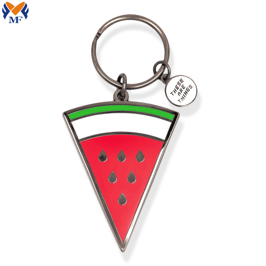 Watermelon Enamel Keychain