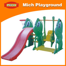 Baby Plastic Slide and Swing for Home (1197B)