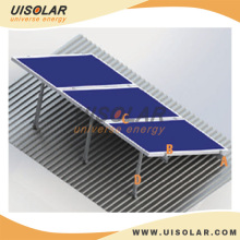 Aluminum Material Adjustable Flat Tin Roof Soar Mounting System