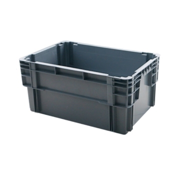 China Factory Sale Heavy Duty Vented Stackable Nesting Turnover Plastic Crate for Agriculture
