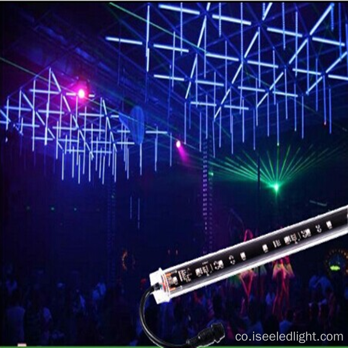 Falling star dmx 3d rgb led meteor tube