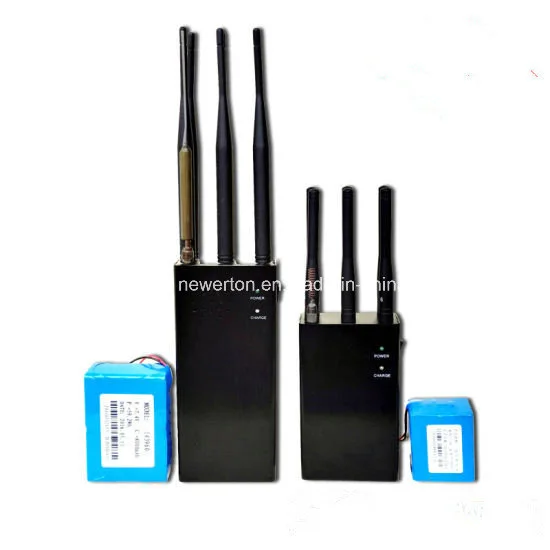 Portable 6 Antennas High Power Cellphone Jammer RC Jammer for GPS/Lojack/WiFi up to 30m