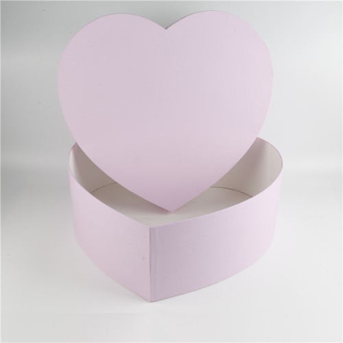 Custom Made Luxury Packaging Heart Shape Flower Box