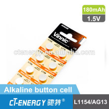 button cell L1154 Ag13 battery 1.5V dry battery button cell