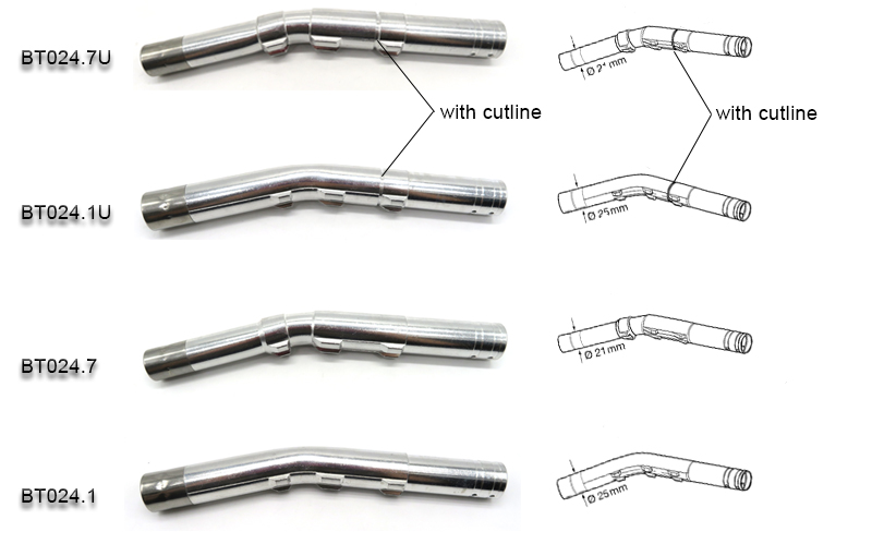 Zva Slimline Fuel Nozzle Spout with Cutline