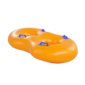 Flotador de balsa de deslizamiento de agua de doble tubo inflable personalizado