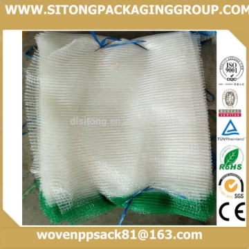 Varies sizes and colors plastic raschel mesh bag