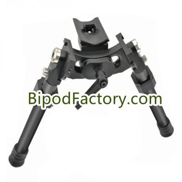 Tactical Carbon Fiber Swivel Bipod Adjustable for Long Range Hunting and Shooting