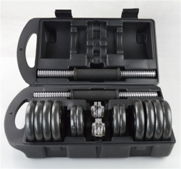 Lacquer hardbound plastic box fitness equipment