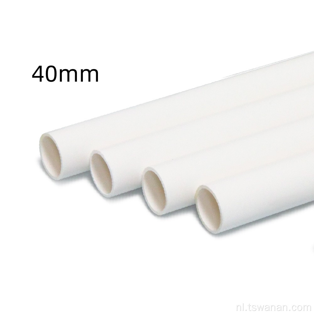 40 mm PVC -buisfittingen voor elektrische bescherming