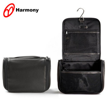 Men Organize travel toiletries leather bags men