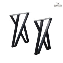 X-shaped table legs metal iron table legs