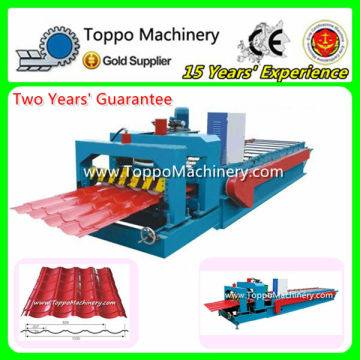 Glazed Color Coated Metal Roof Tile Making Machine