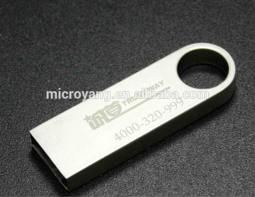 hot metal usb with keychain,mini metal usb with keychain, custom logo mini metal usb