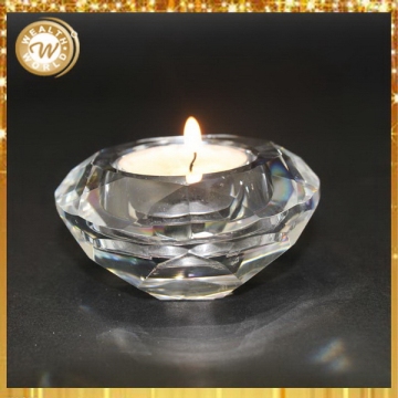 Customized best selling tealight candle holders crystal