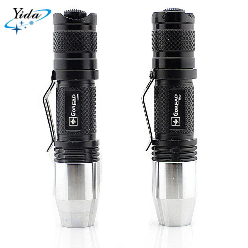 C5Y black Q5 led light stainless steel torch pen clip led torch light for Jade identification