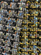 Knitting Fancy Polyester Fabric