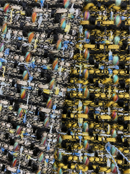 Knitting Fancy Polyester Fabric