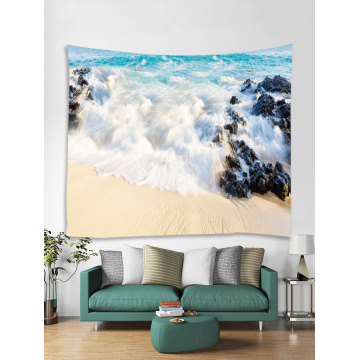 Tapestry Wall Hanging Ocean Beach Sea Series Tapestry Great Wave Reef Tapestry for Bedroom Home Dorm Decor