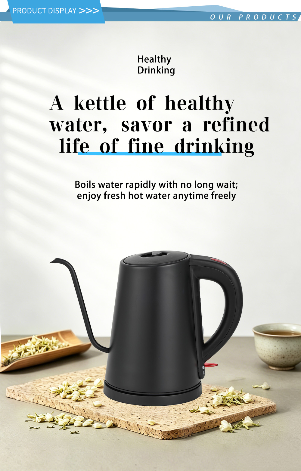 غلاية ستانلس ستيل 304 FK-2310 1 304 stainless steel kettle FK-2310 1