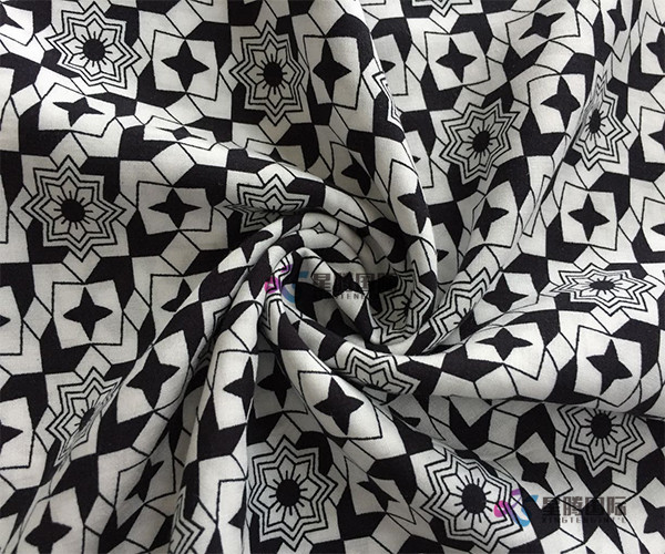 Fashion Custom Woven 100% Rayon Printed Fabric