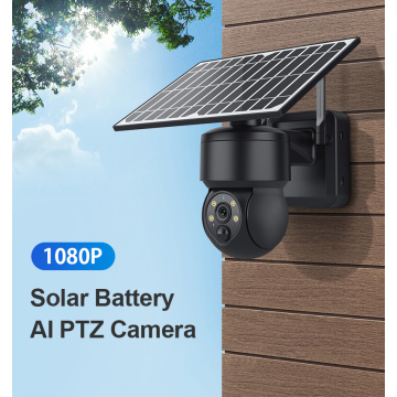 Câmera IP de segurança solar solar ao ar livre