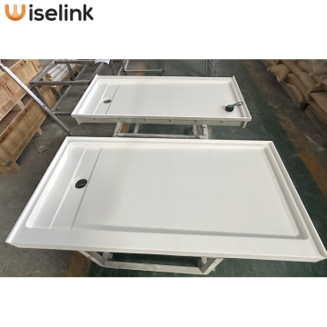 Wiselink solid surface shower base