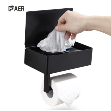 Multifunctional Bathroom Tissue Box without Holes